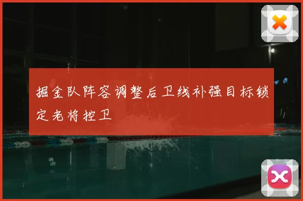 掘金队阵容调整后卫线补强目标锁定老将控卫