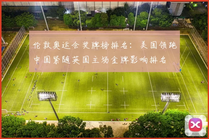 伦敦奥运会奖牌榜排名：美国领跑中国紧随英国主场金牌影响排名
