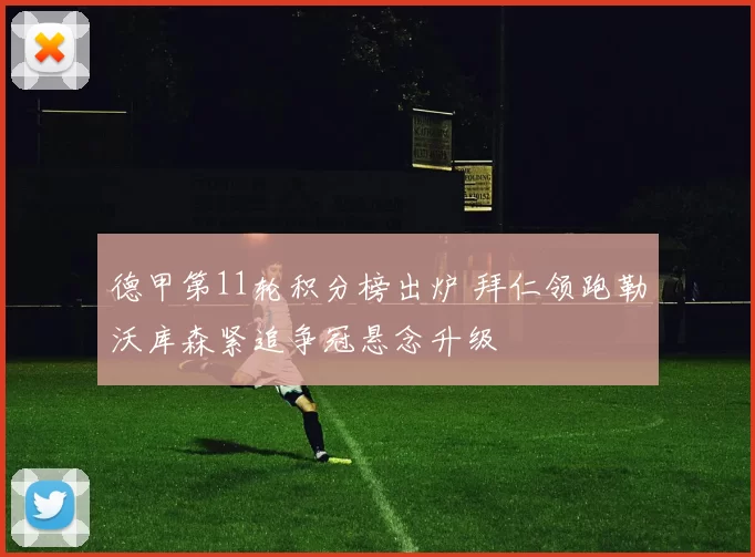 德甲第11轮积分榜出炉 拜仁领跑勒沃库森紧追争冠悬念升级